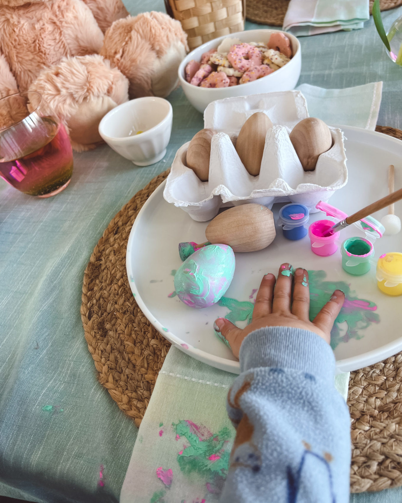 wooden easter craft
