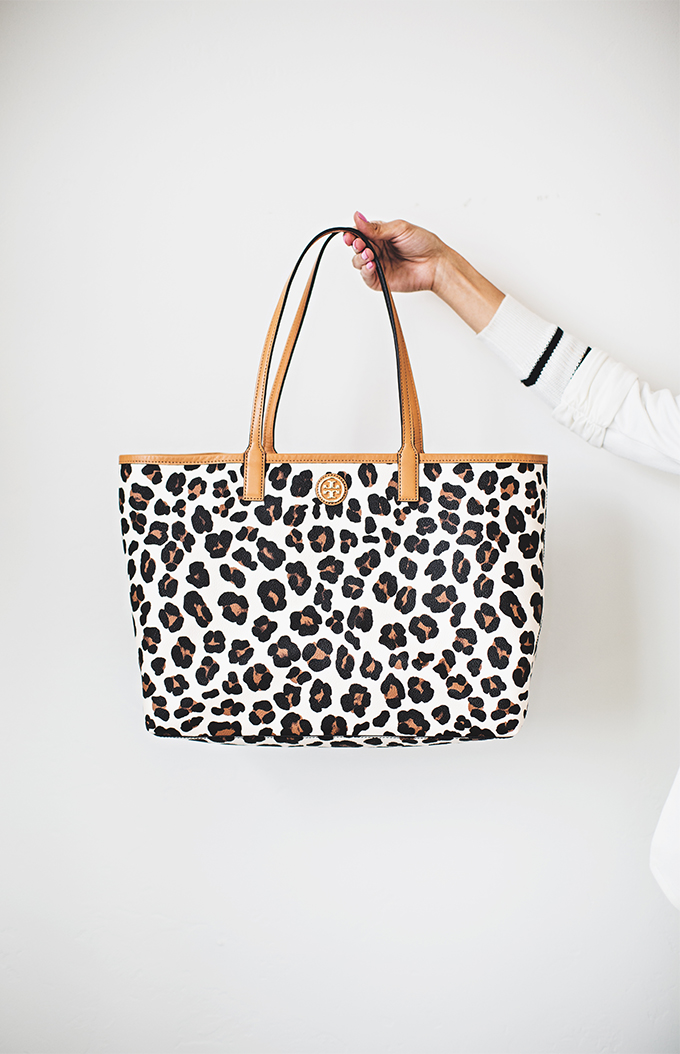tory burch leopard tote | Hello Fashion