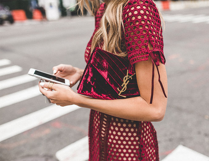 ysl velvet clutch