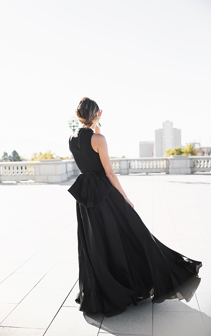 black bow skirt hello fashion blog