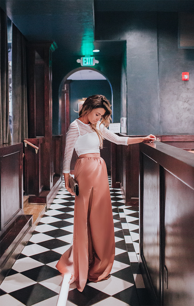 Rose Quartz Skirt Pantone Color Of the Year Hello Fashion Blog