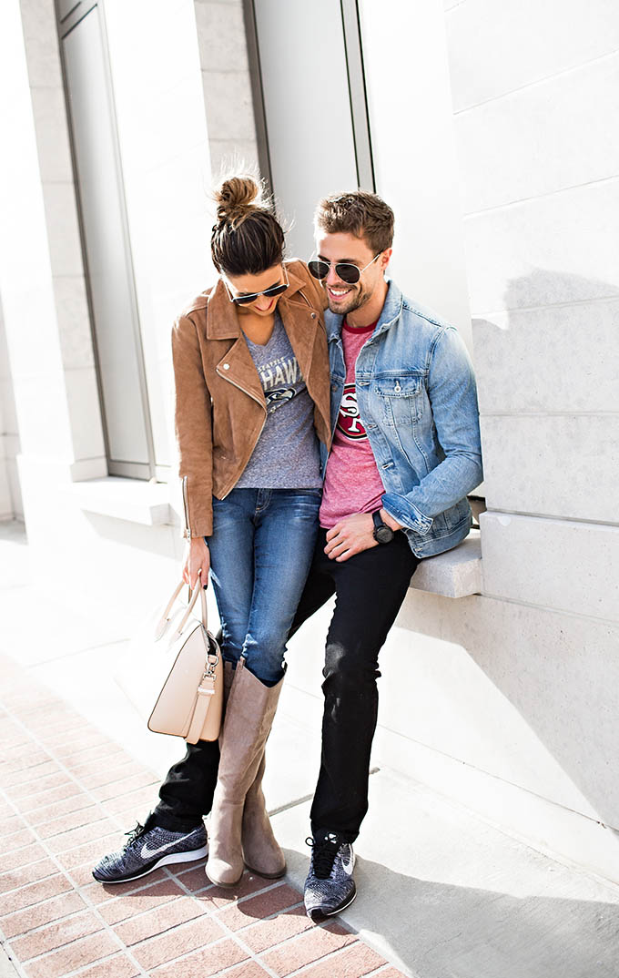 Couple Outfits for Game Day Hello Fashion Blog