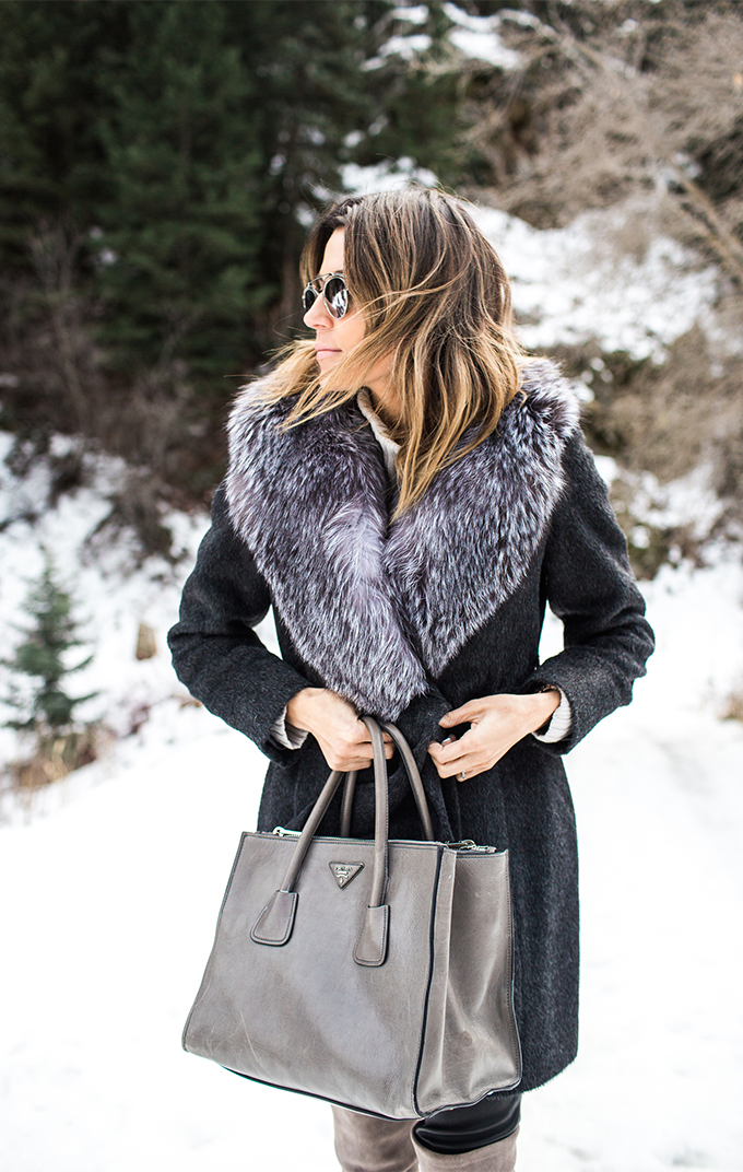 Fur Trim Coat Hello Fashion Blog