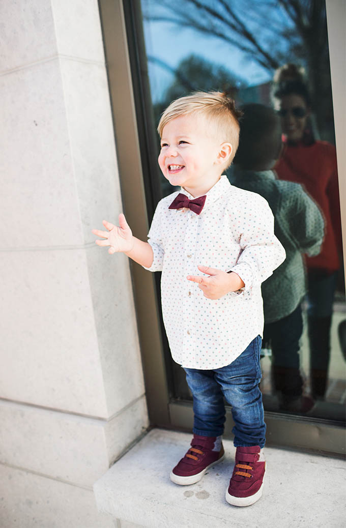 Little Boy Outfit with Bow Tie Hello Fashion Blog