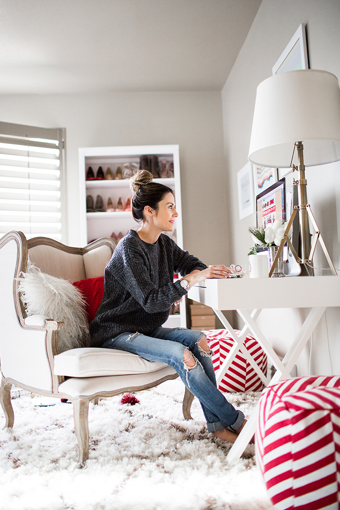 Hello Fashion Blog Christmas Home Office 