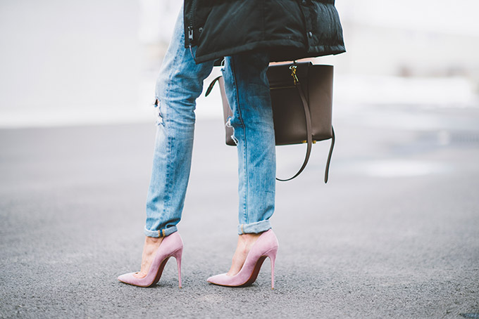 Pink Suede Louboutins Hello Fashion Blog