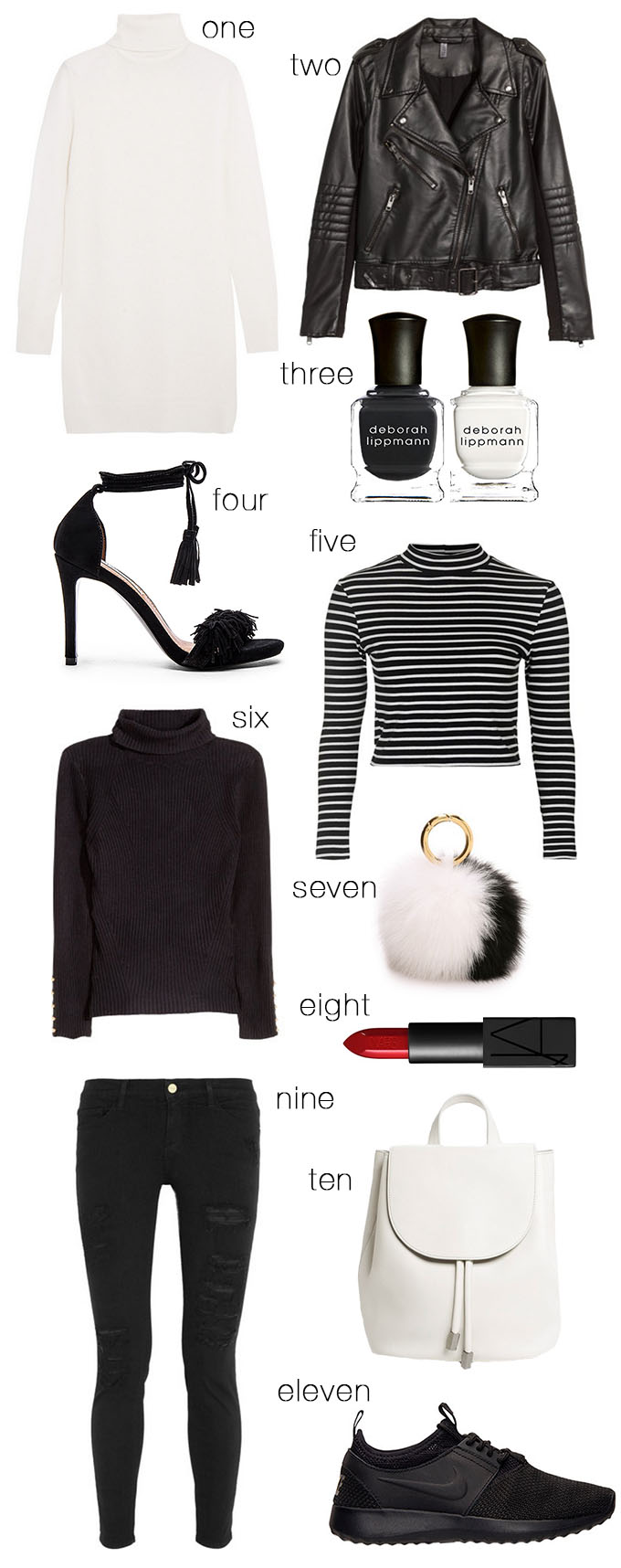 Black and White Staple Pieces Hello Fashion Blog