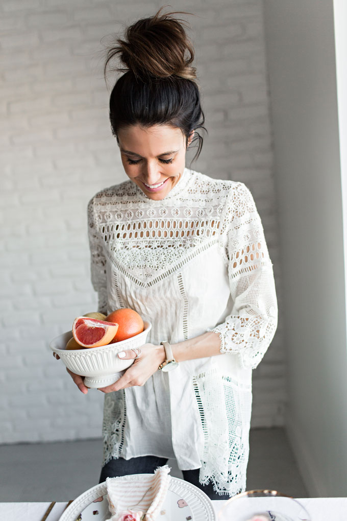 Anthropologie White Crochet Top