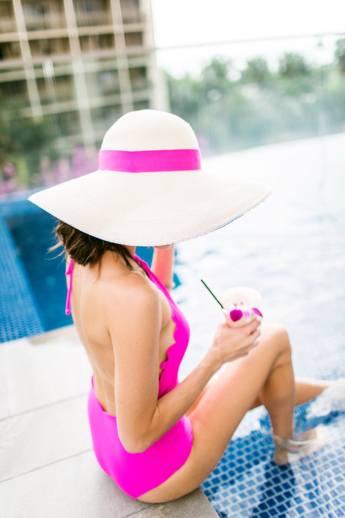 Cute Pink One Piece Swimsuit