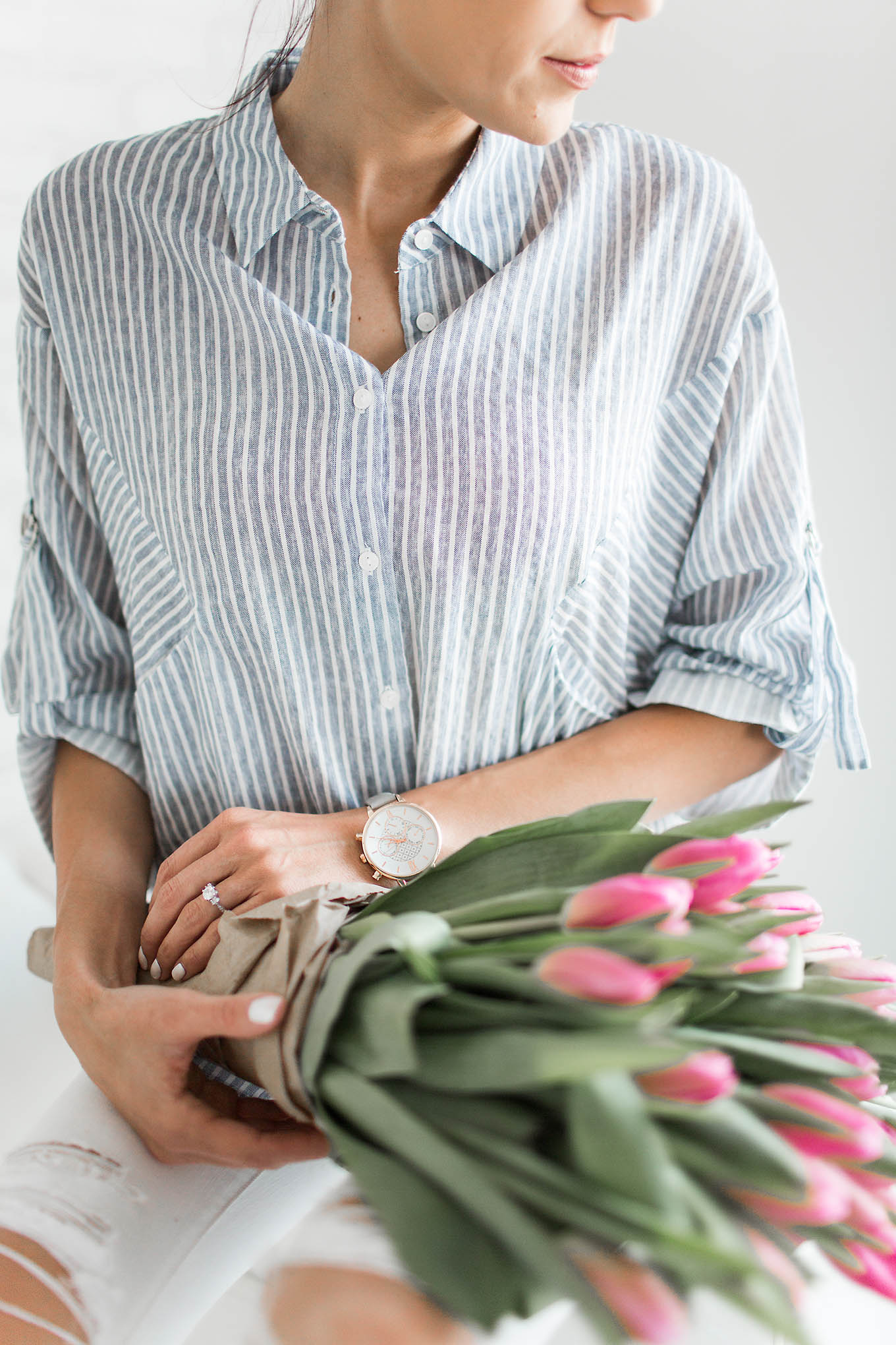 Linen button down ILY COUTURE