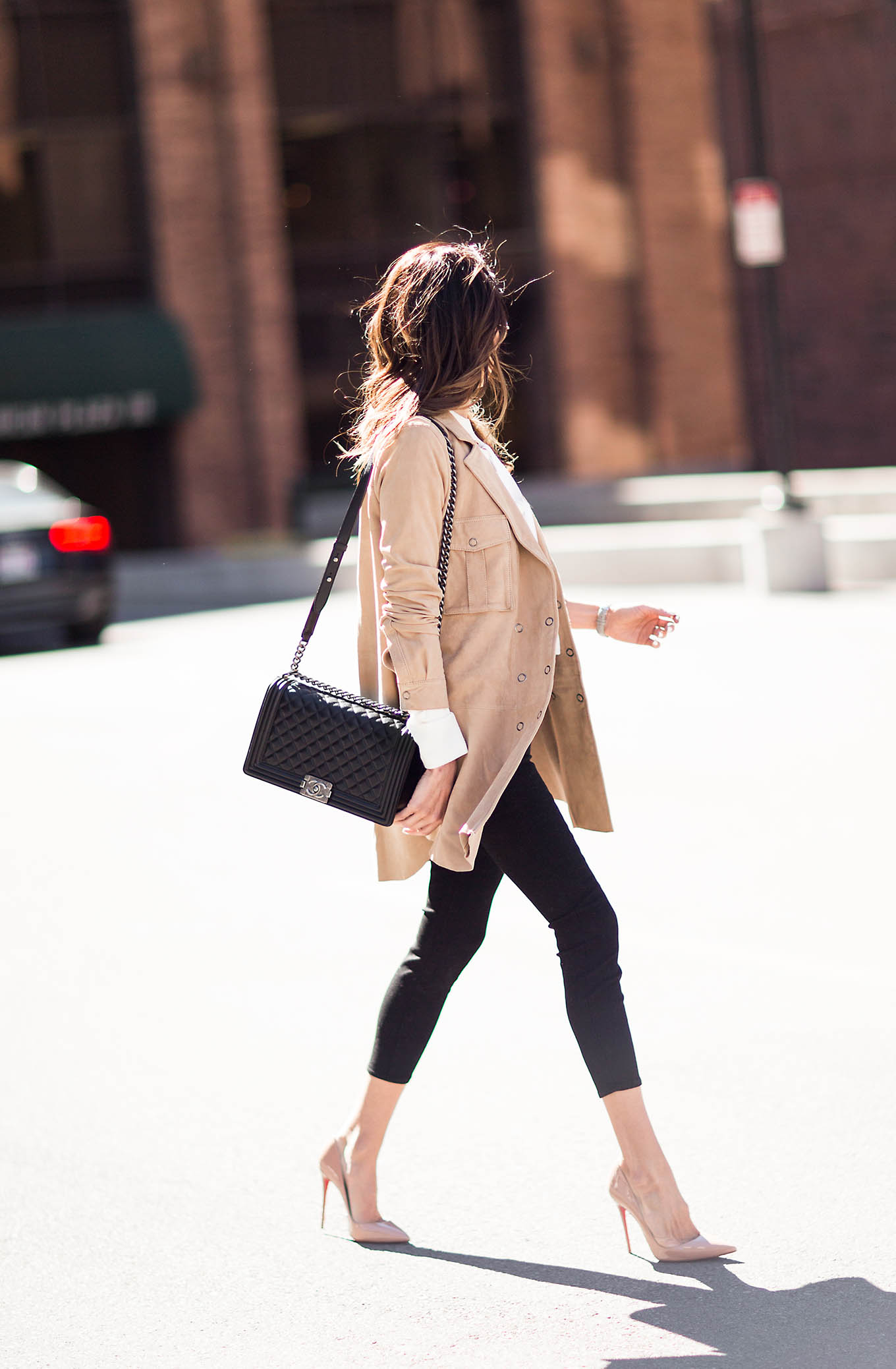 Tan and Black Outfit