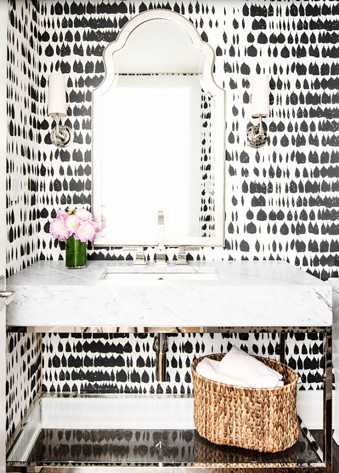 3 Powder Rooms That Will Make You A Wallpaper  Believer 