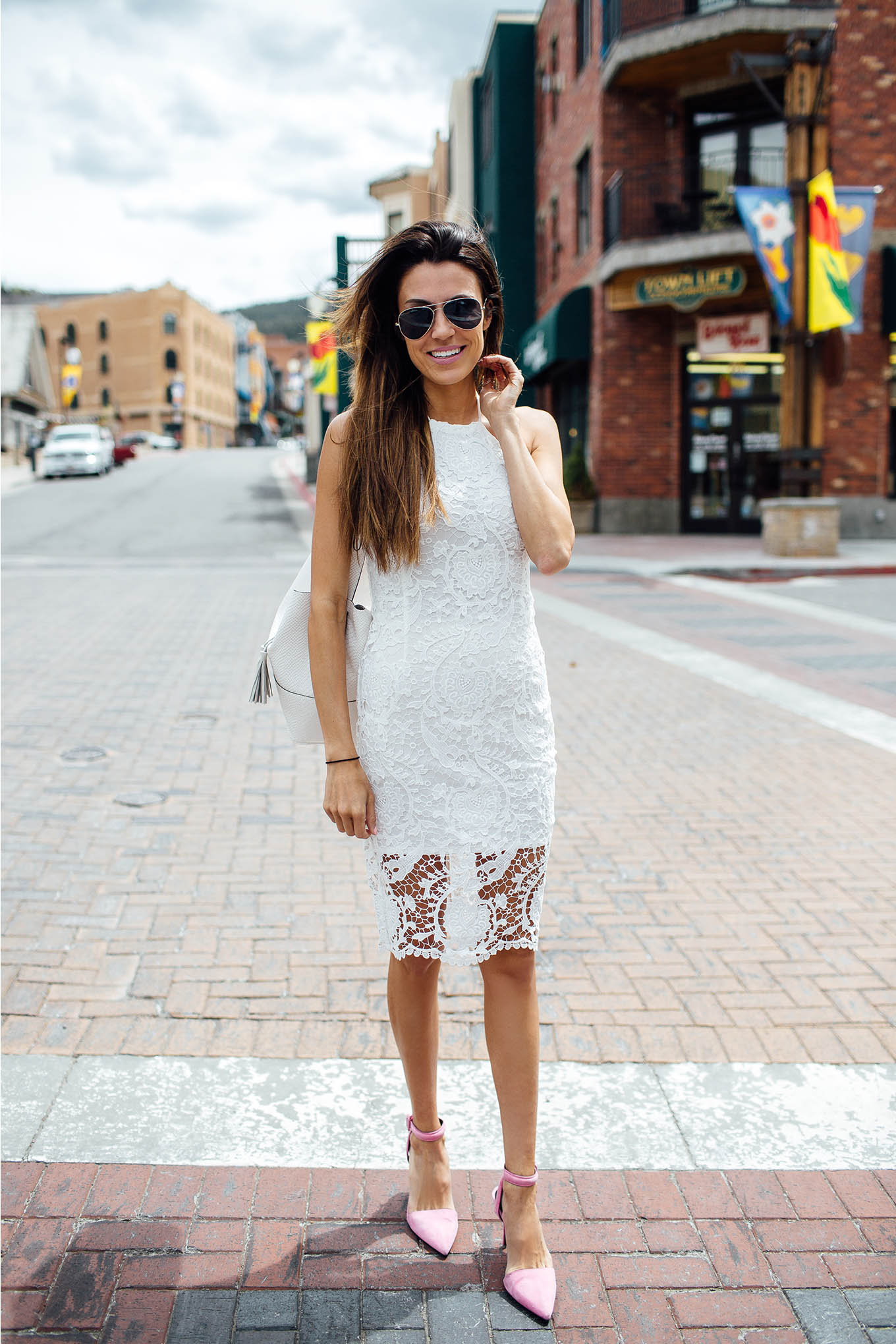 White Lace Dress