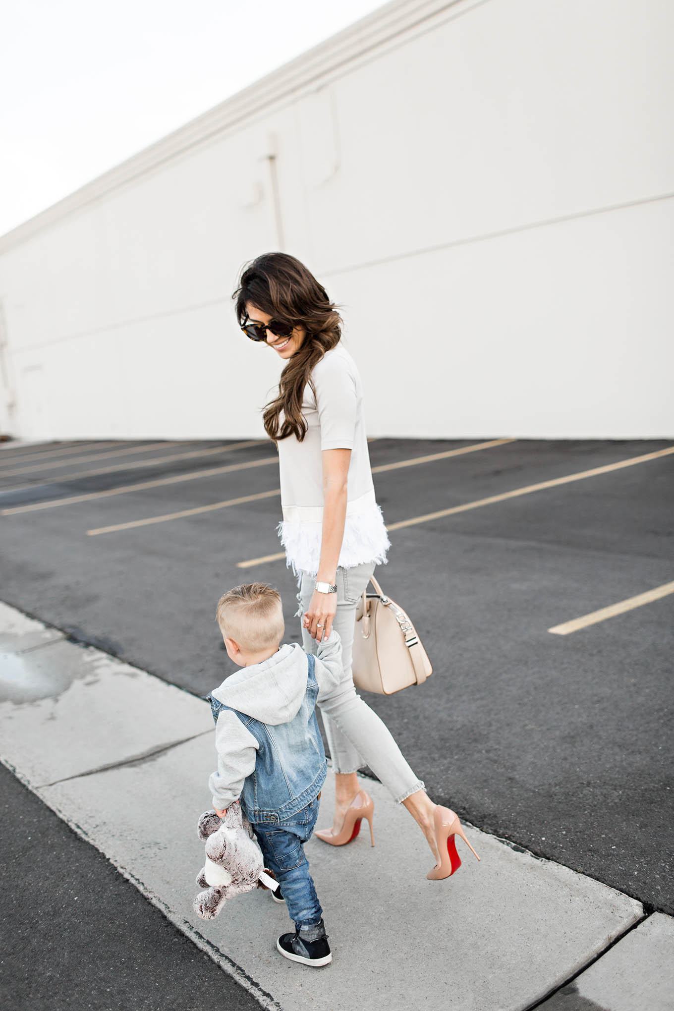 Mom and son street style Hello Fashion Blog