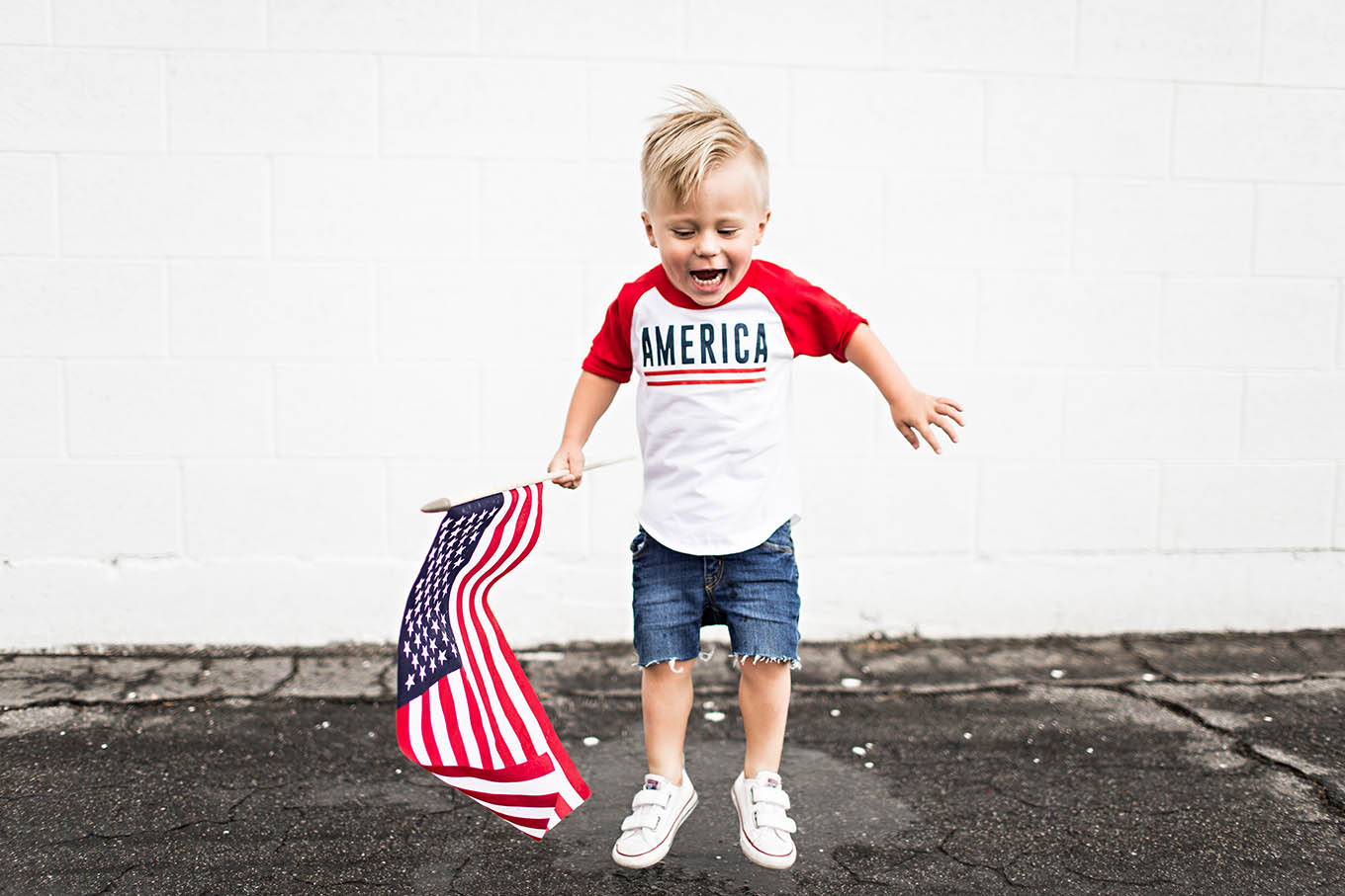 kids 4th of july tee