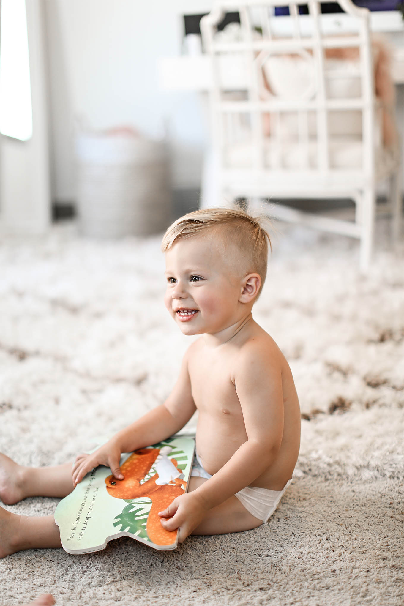 toddler reading time