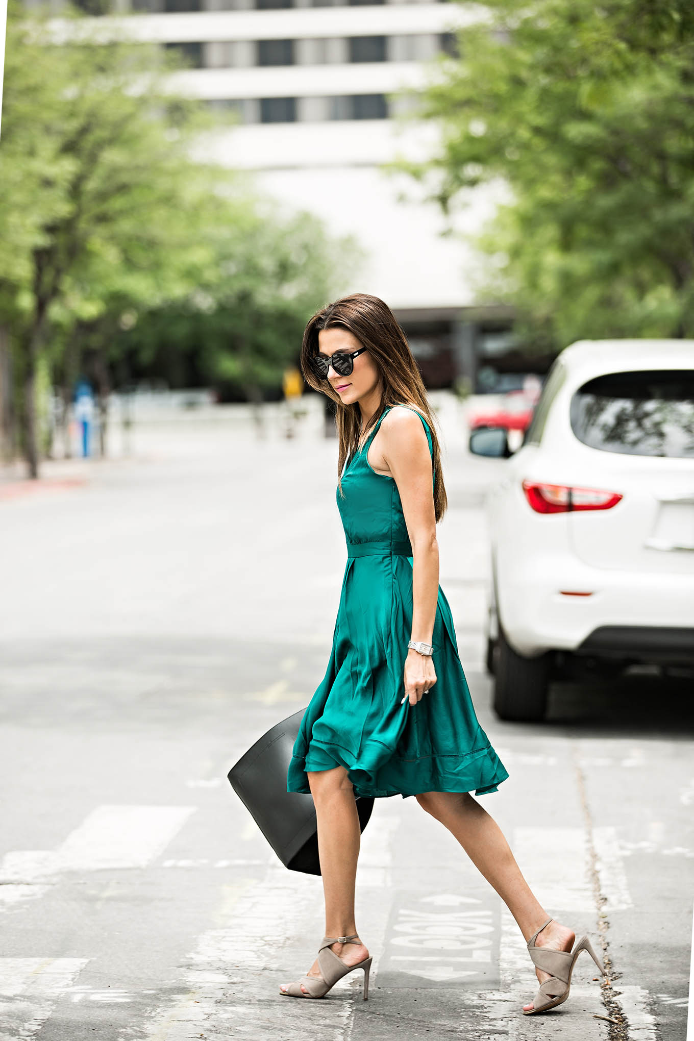 emerald dress