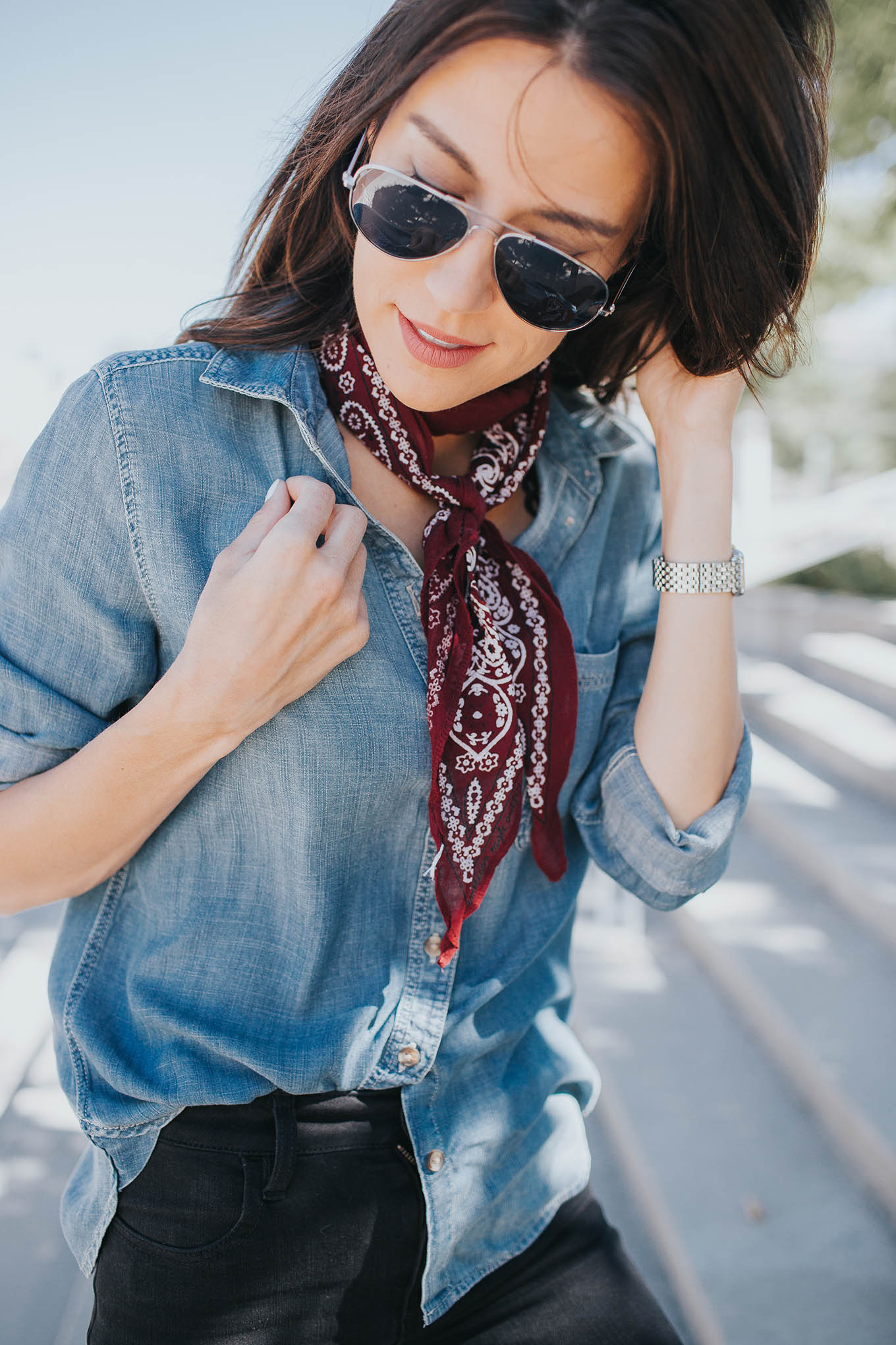 Denim shirt