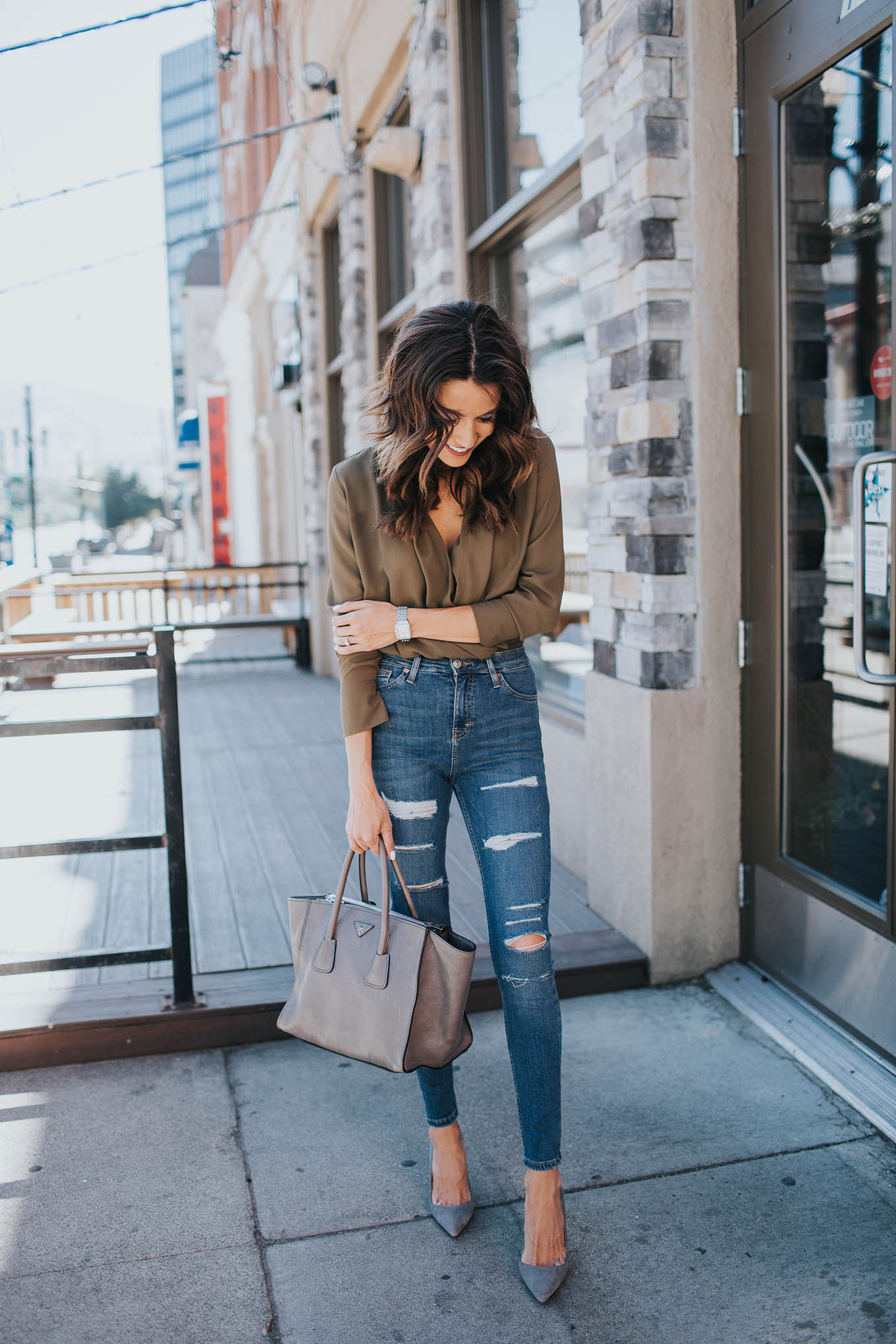 distressed denim