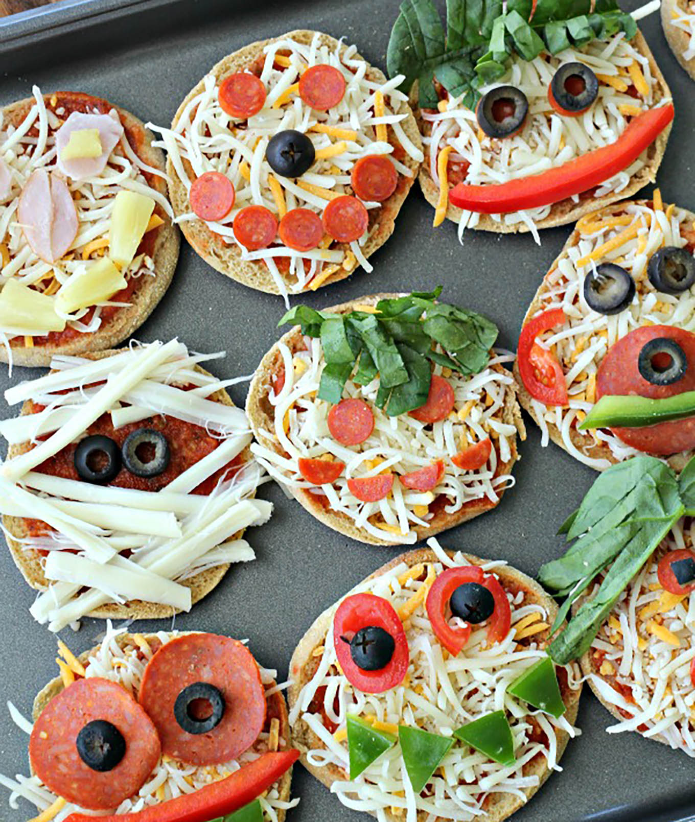 Funny-Face-Pizzas