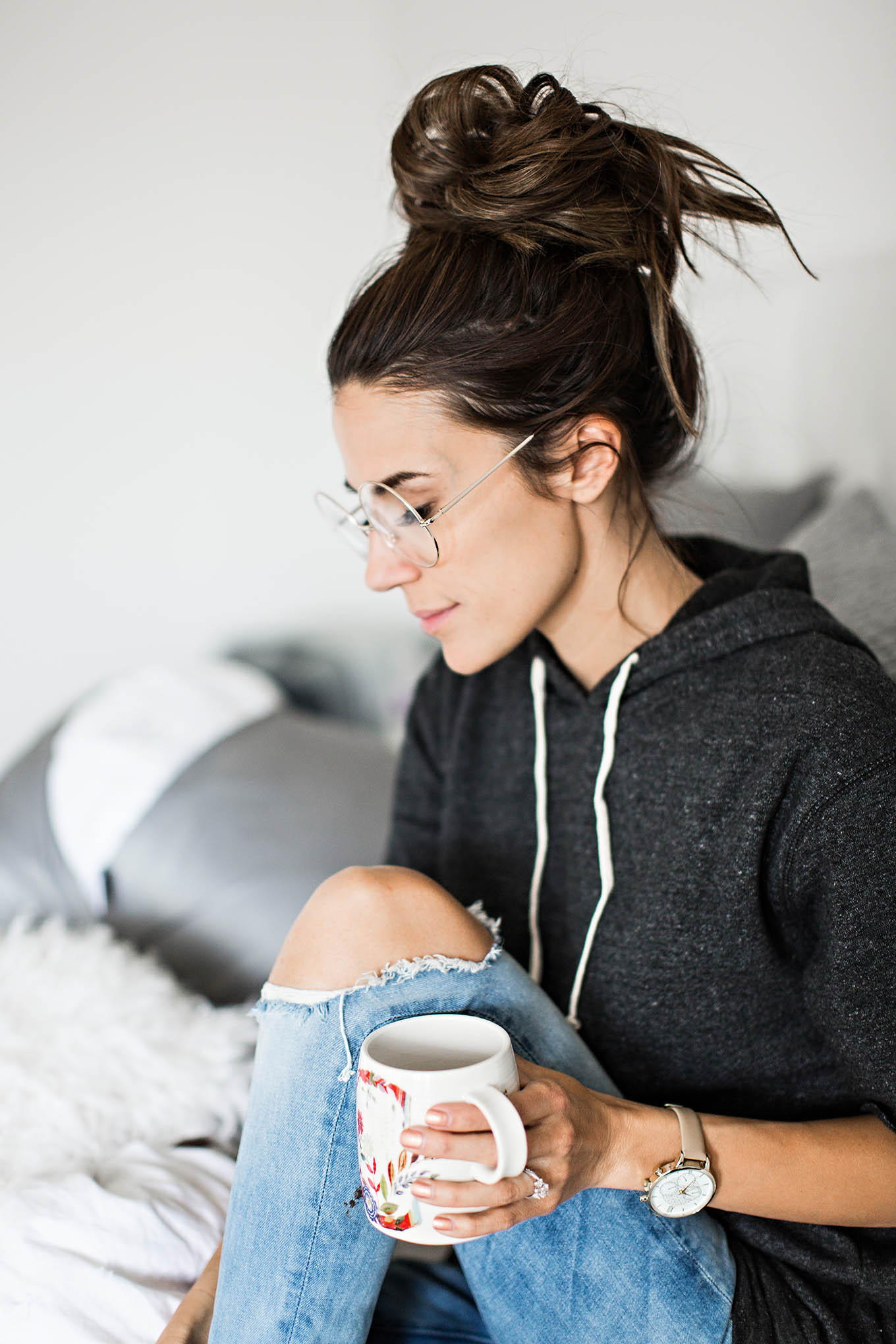 cute round glasses