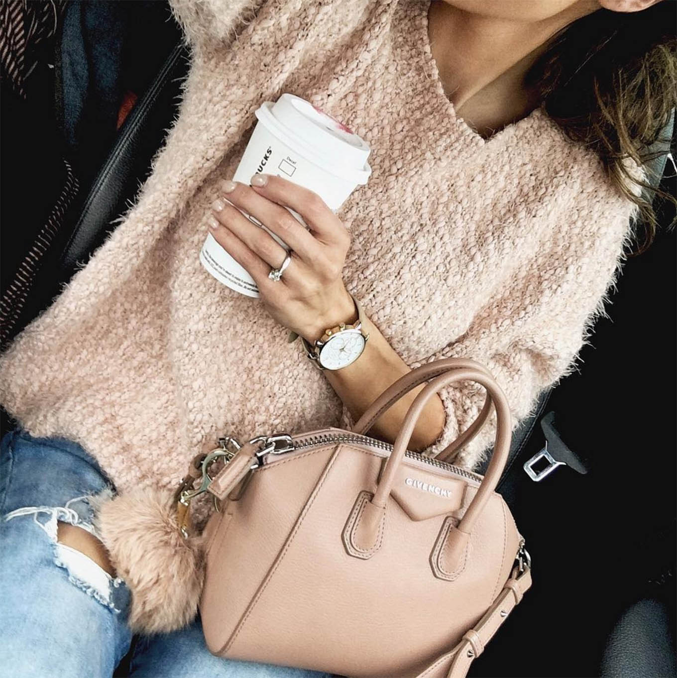 blush sweater ily couture