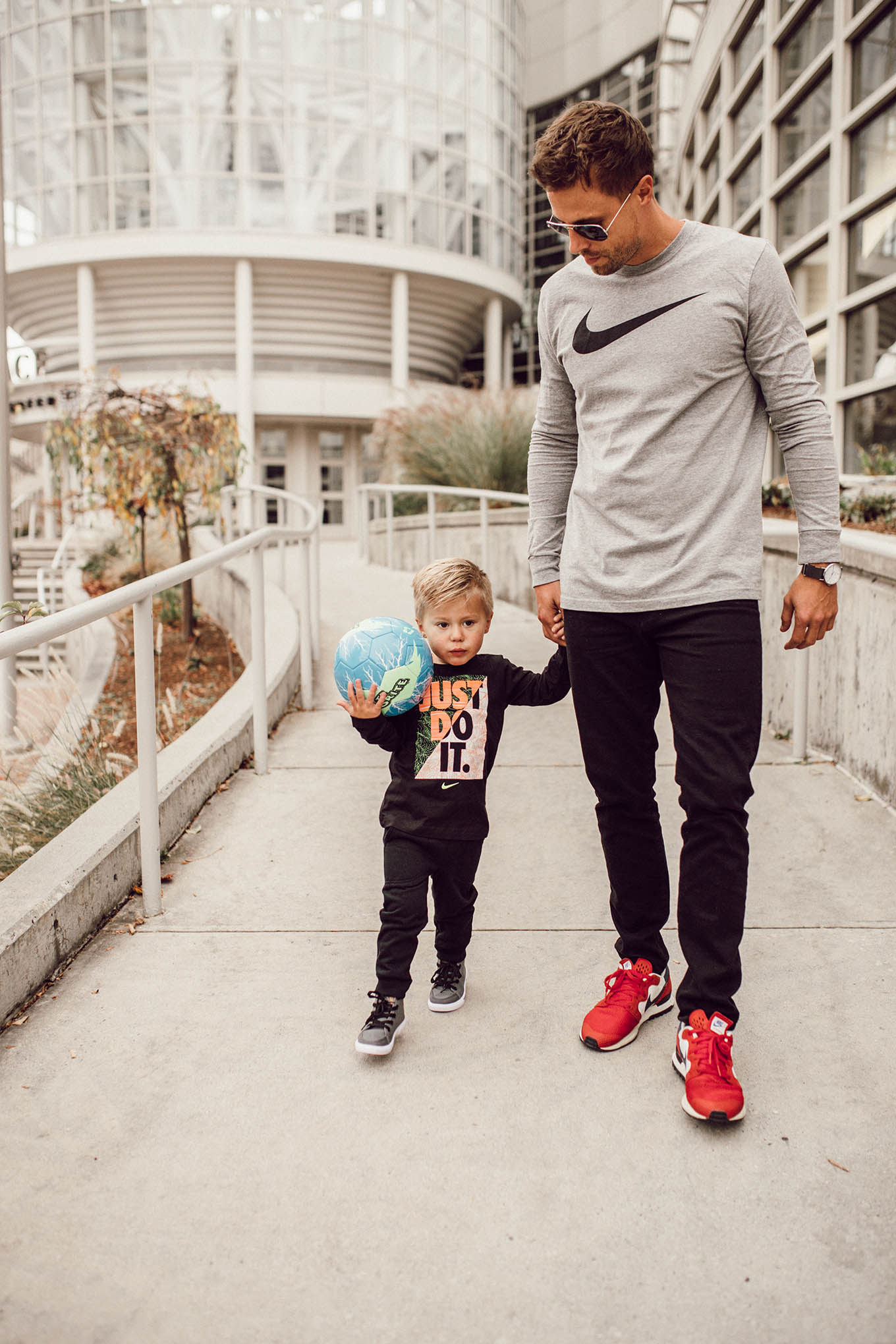 dad and son nike style