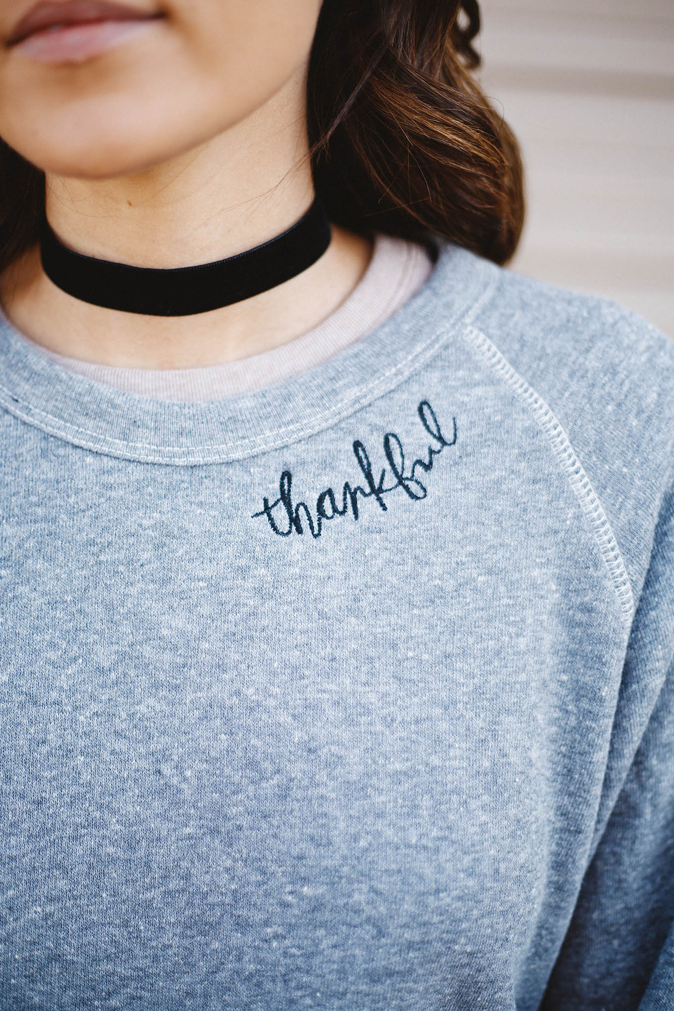 ily couture thankful sweatshirt