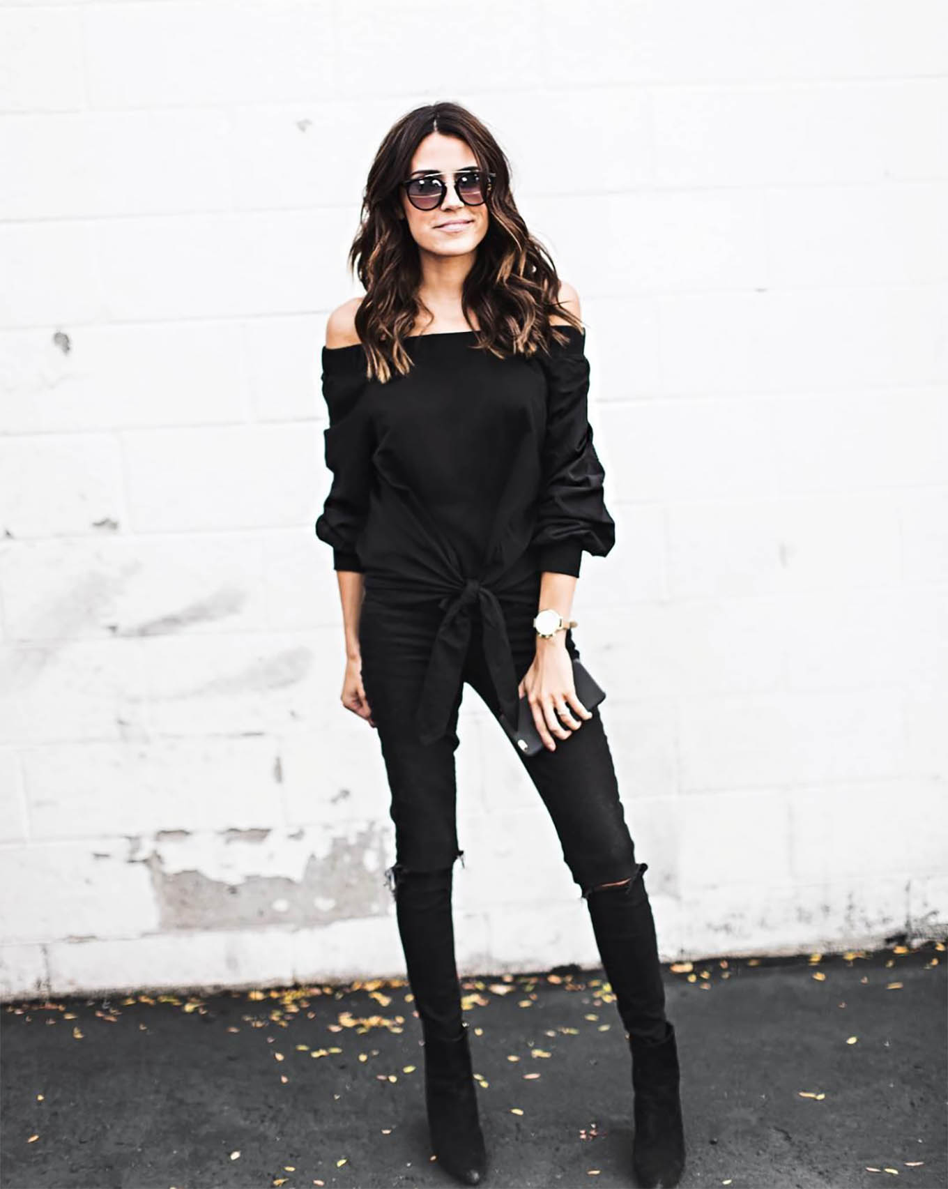 monochromatic black style