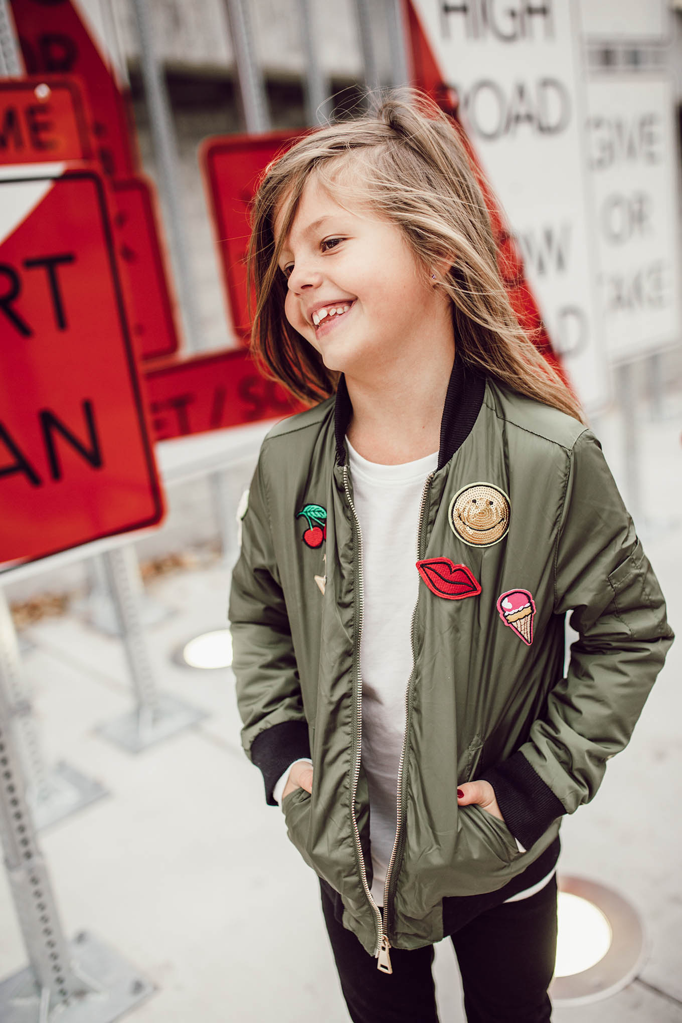 girl's bomber jacket