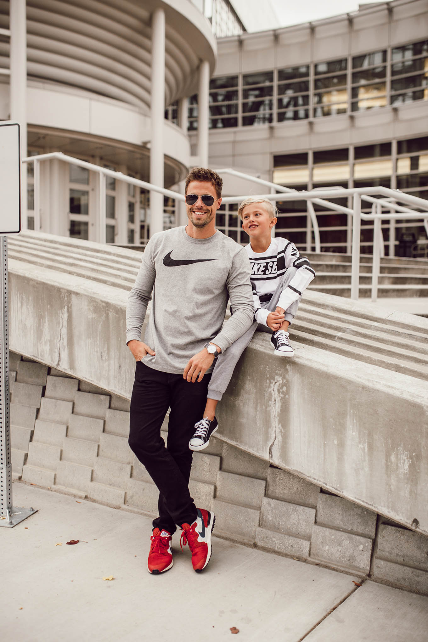 Matching nikes for father shop and son
