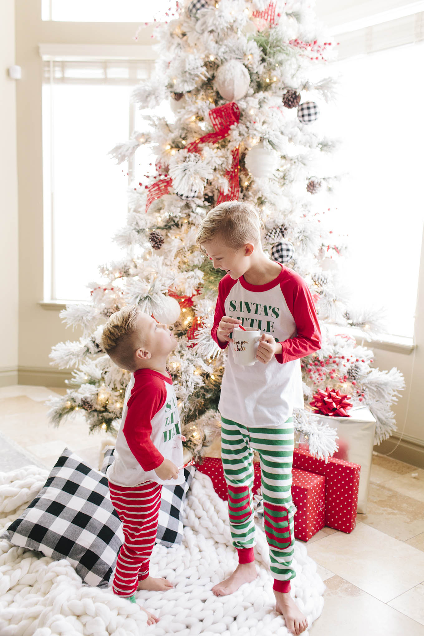 santa's little helper kids t-shirts