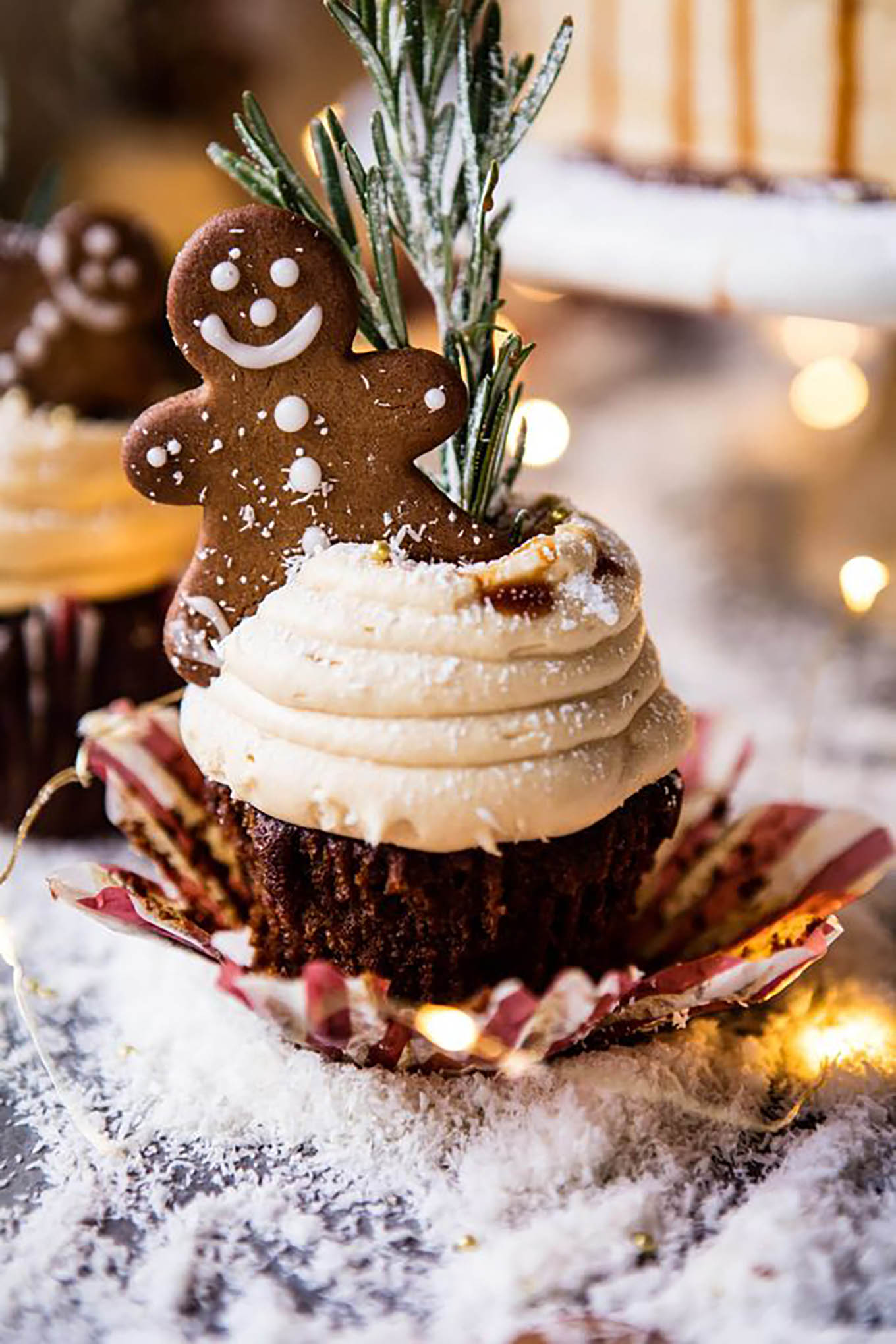 Gingerbread cupcakes