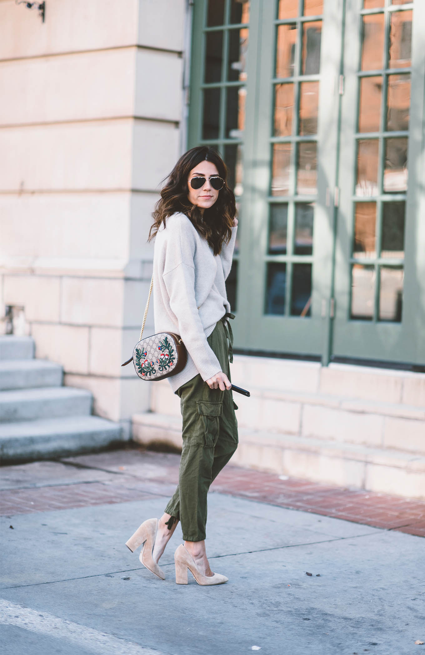 olive joggers