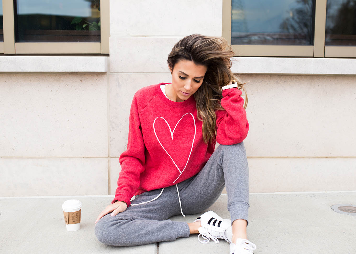 heart sweatshirt