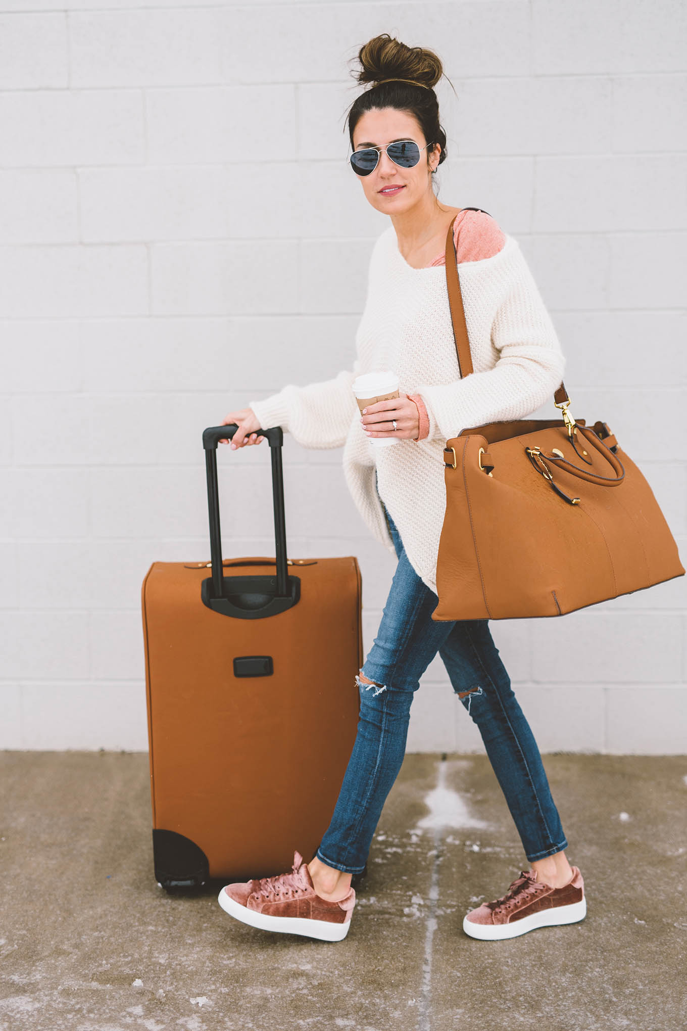 leather luggage