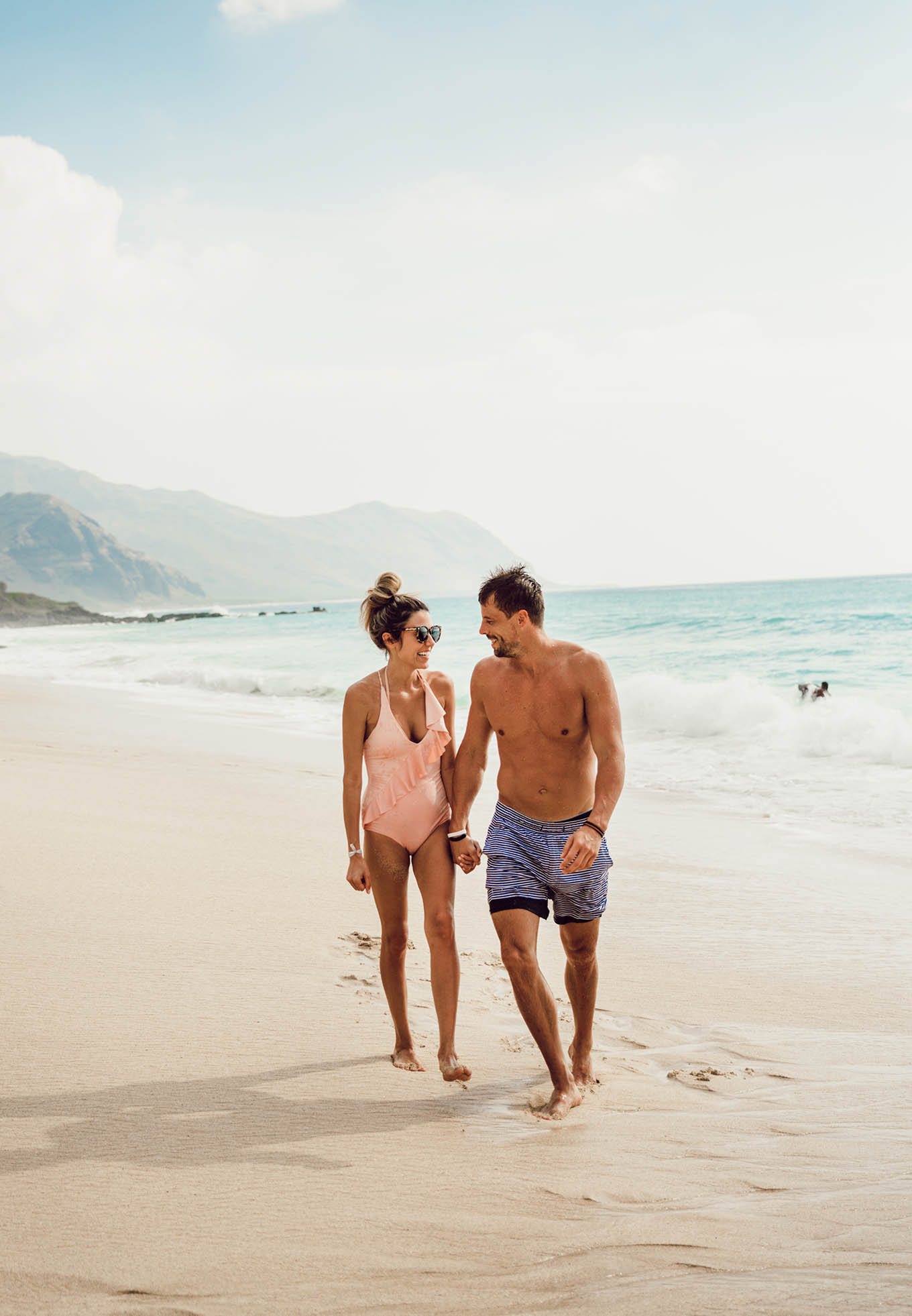 couple's beach style