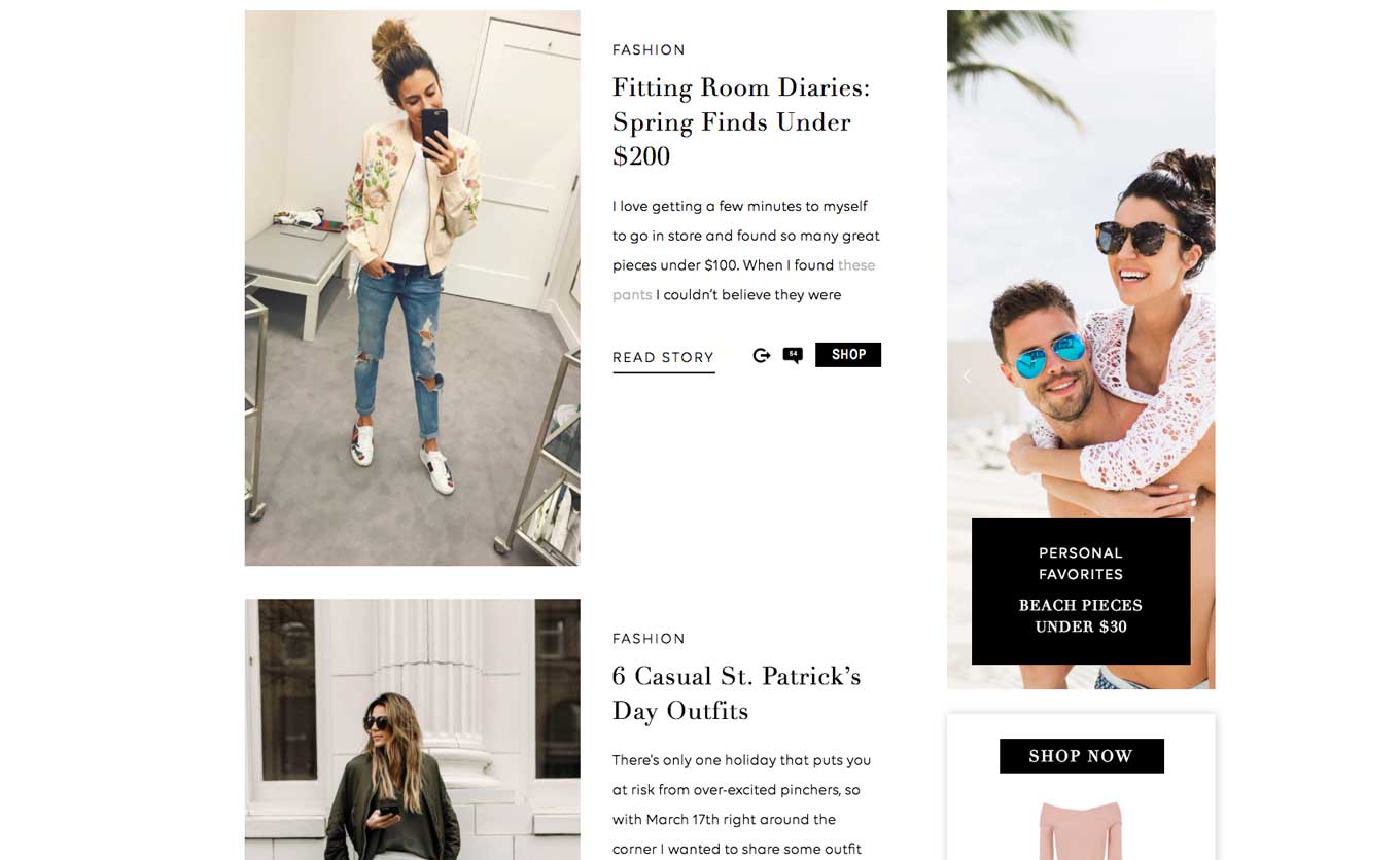 hello fashion blog design