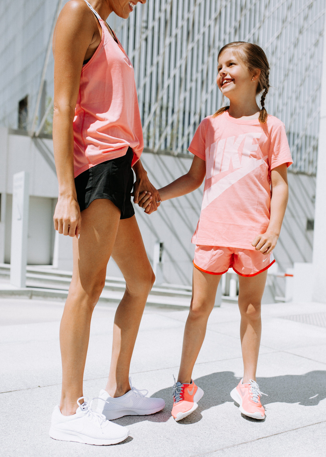 mom and daughter activewear