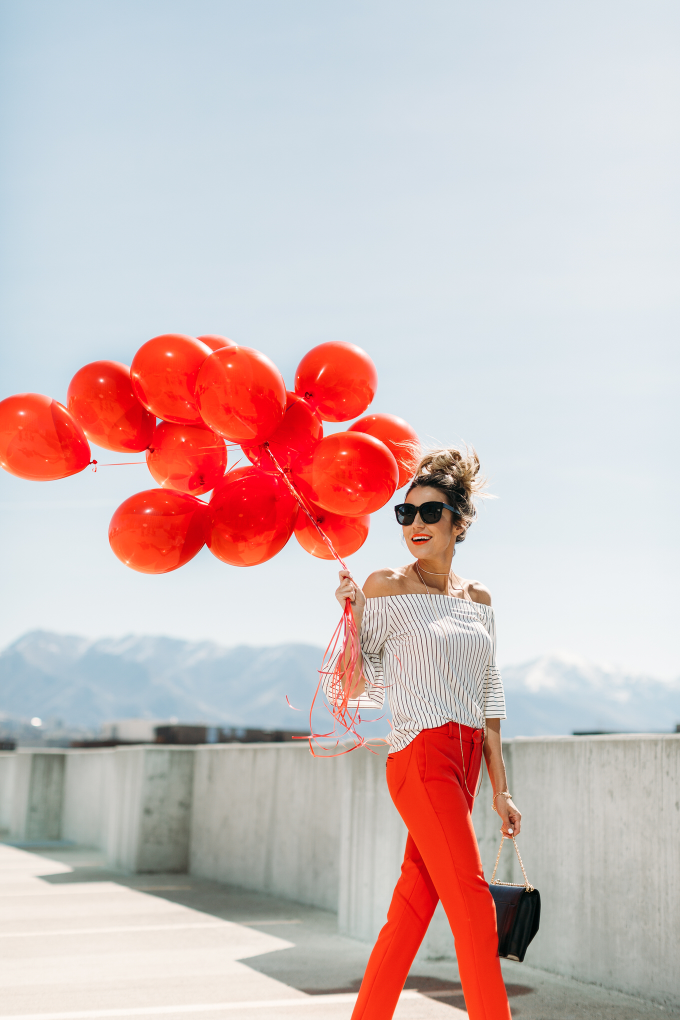 rooftop balloons christine andrew