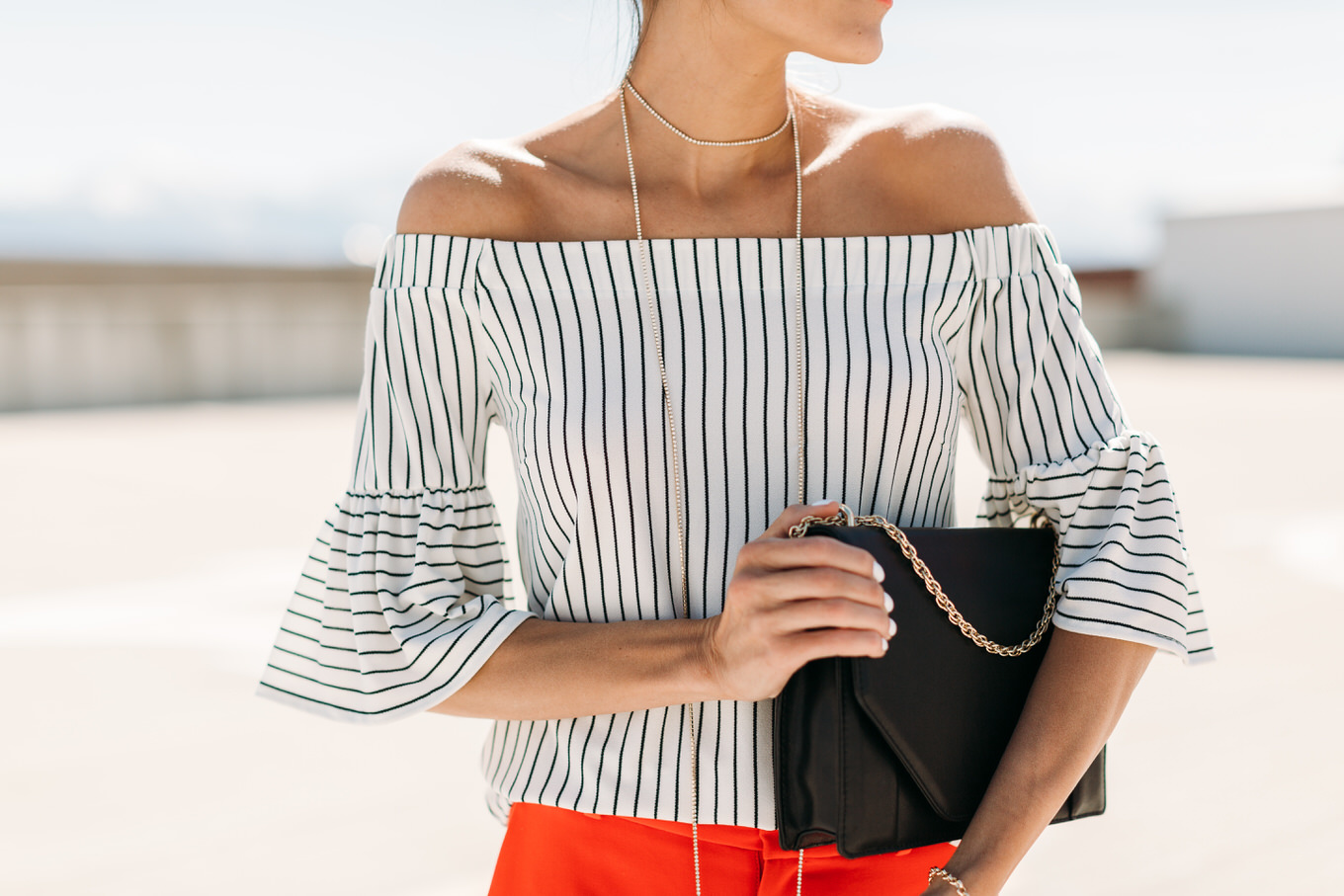 off the shoulder top