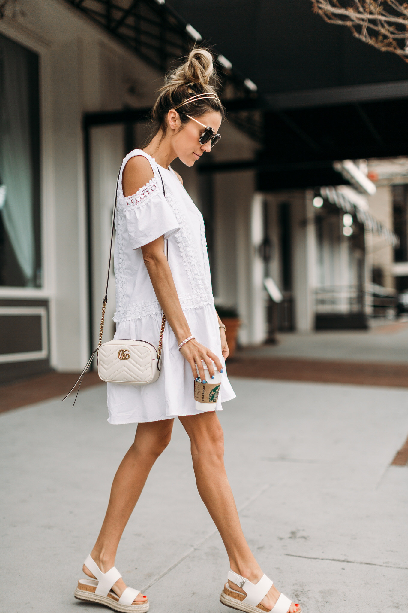 white outfit