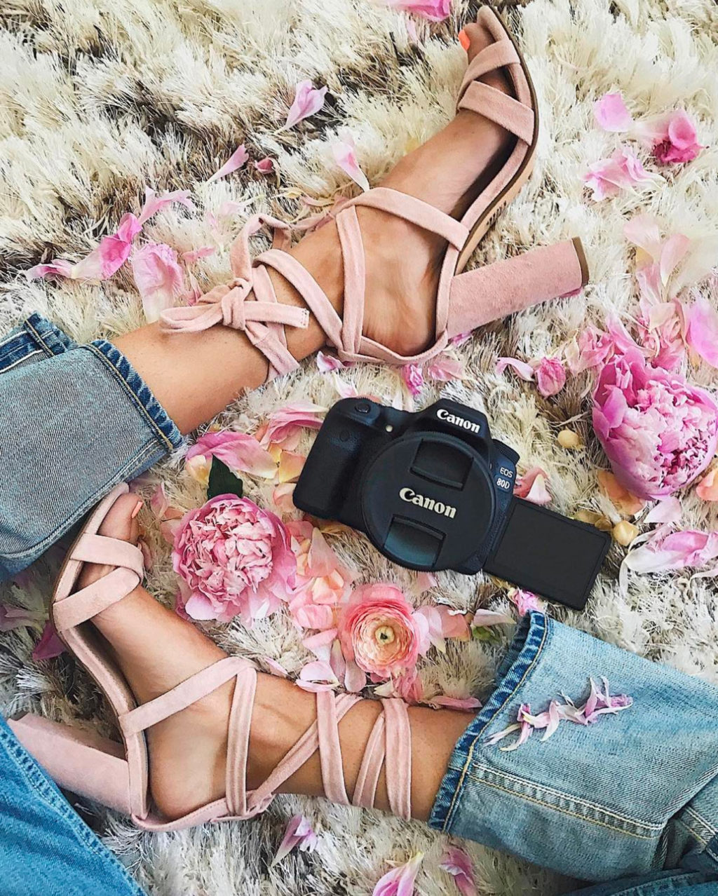 pink sandals