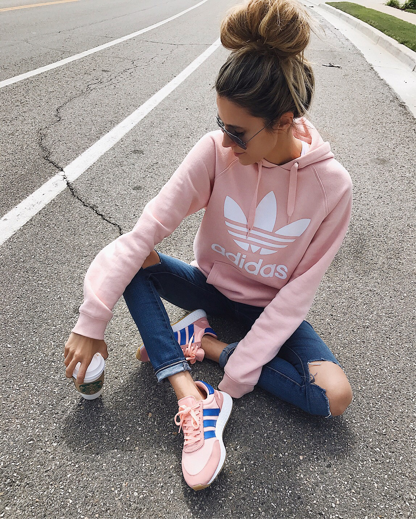 pink adidas