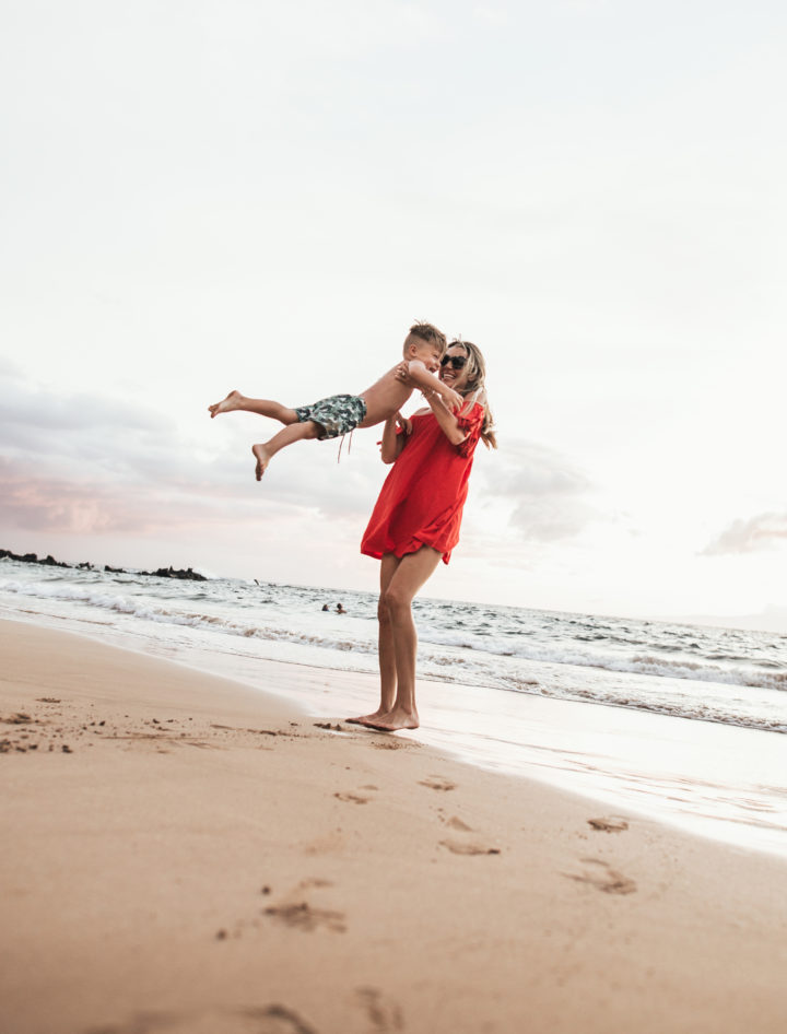 Mom spinning baby