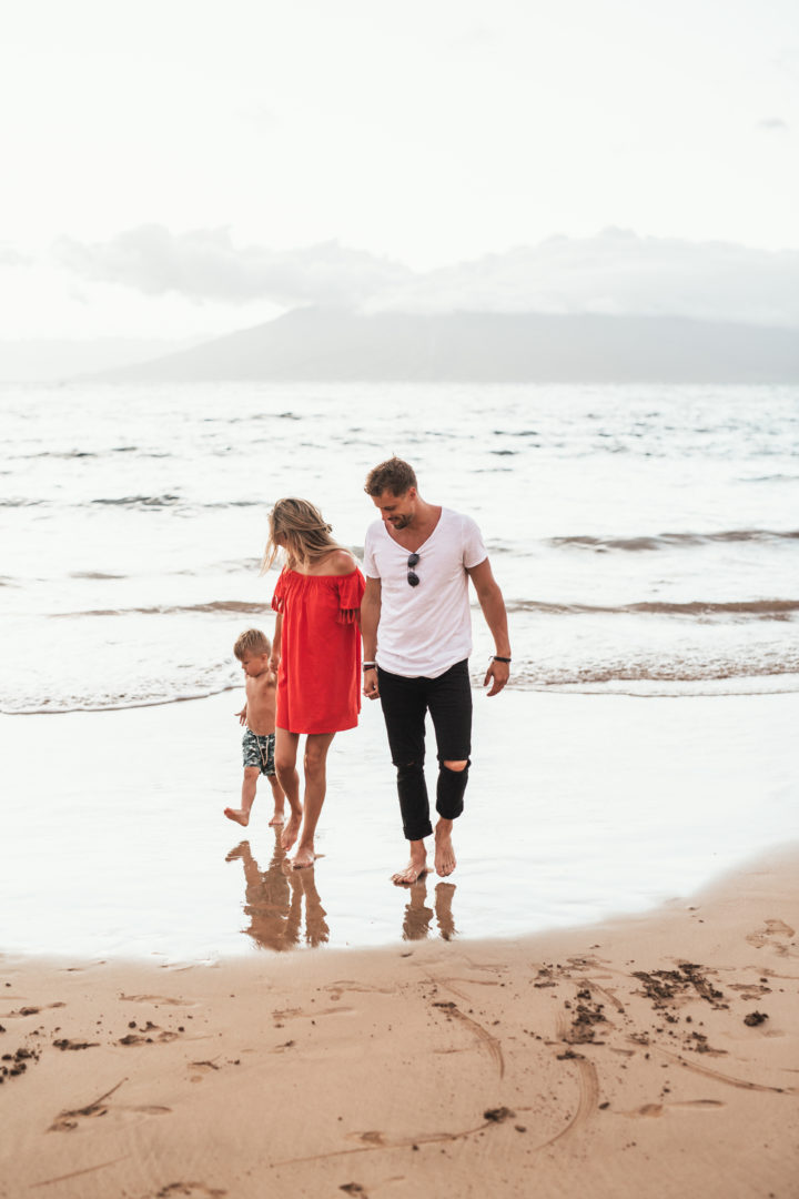 family beach photo