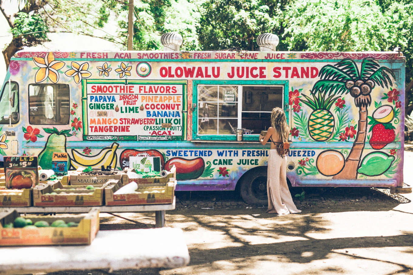hawaii fruit trucks