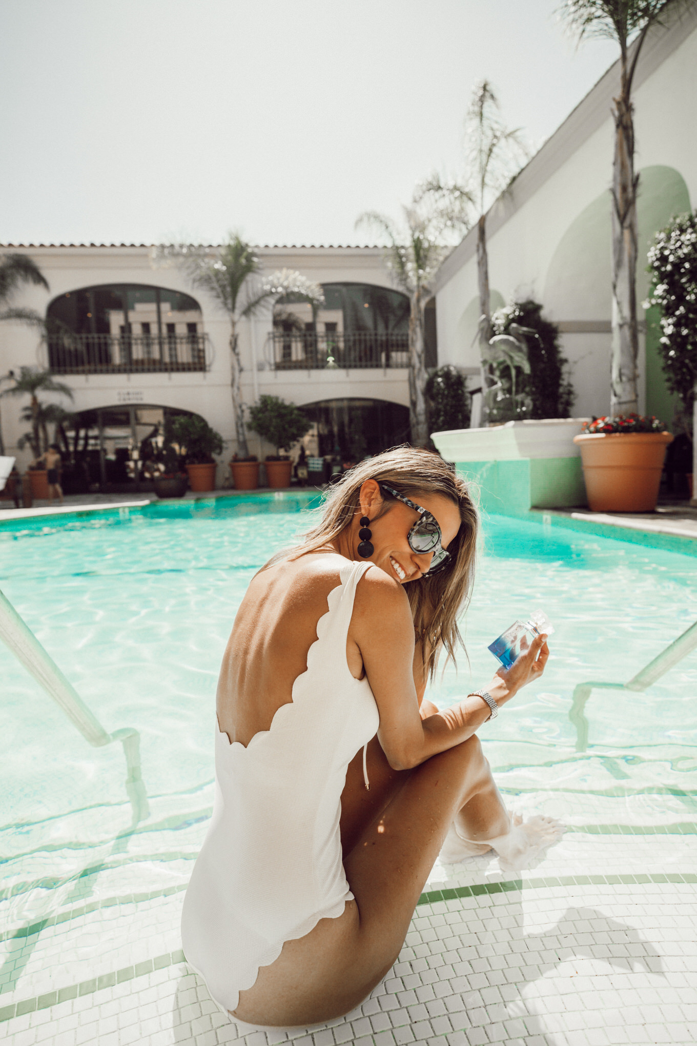 scalloped swimsuit