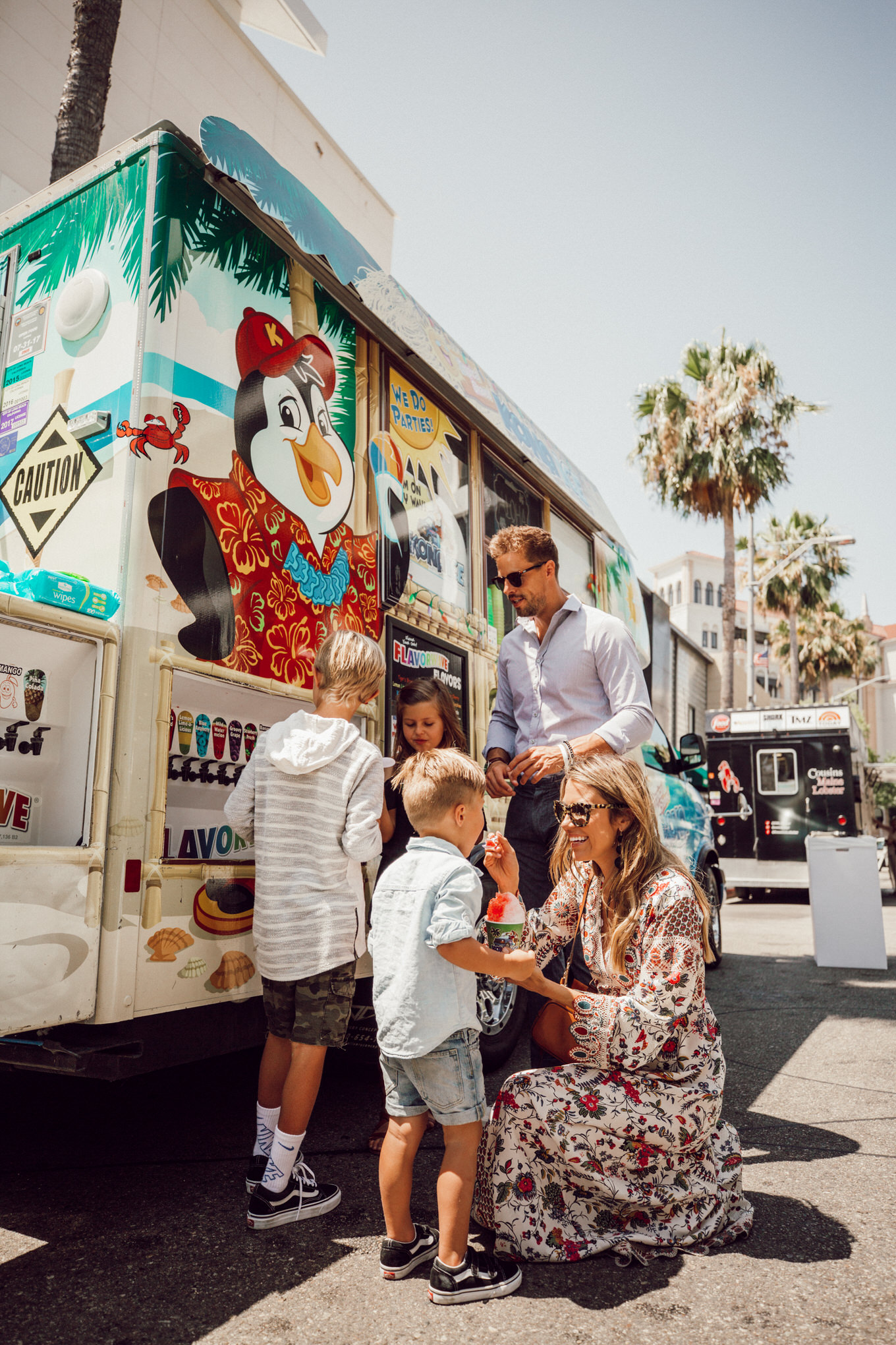 family snow cones hello fashion blog