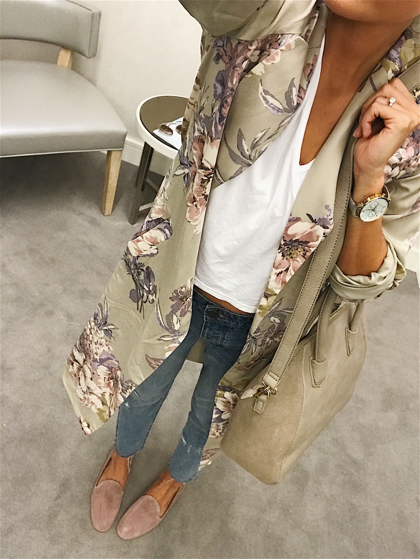 floral trench